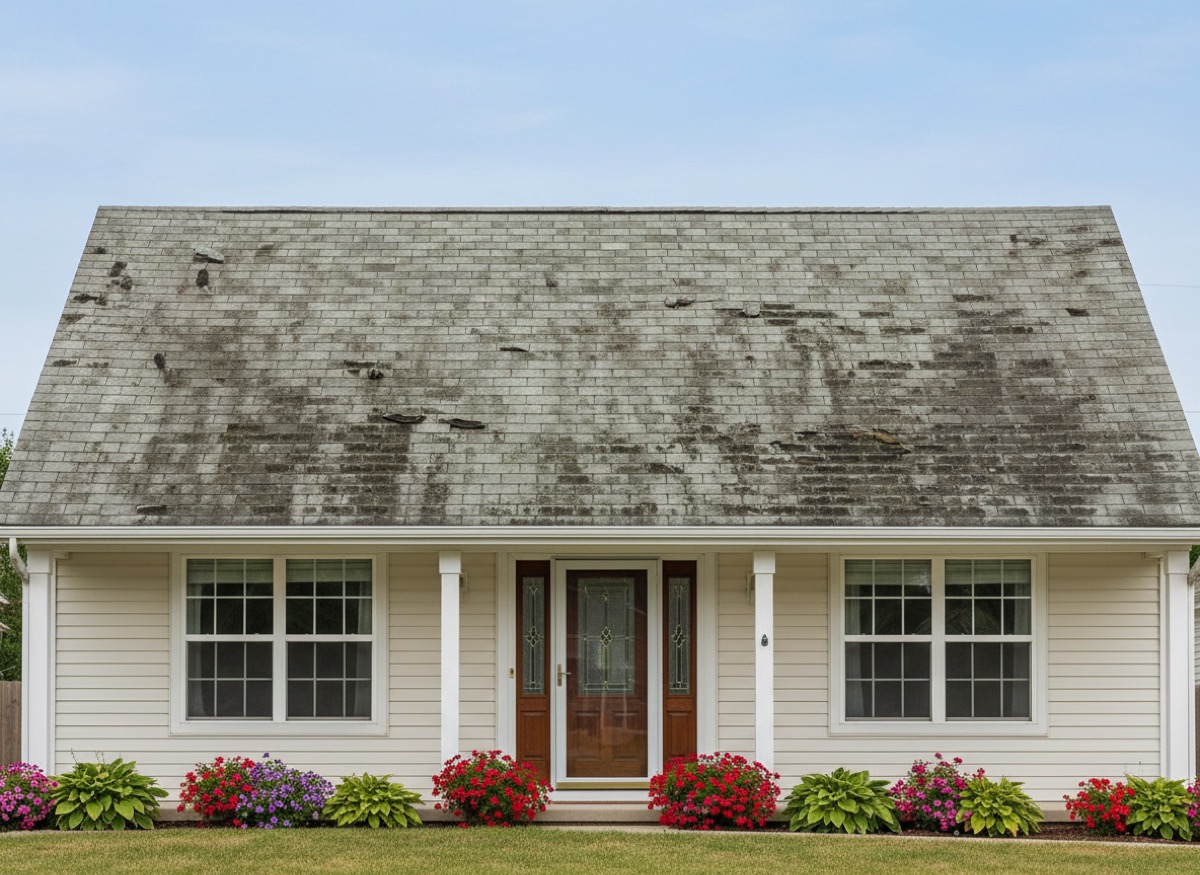 Roof before replacement
